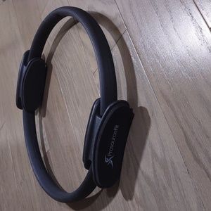 ProsourceFit Pilates Resistance Ring 14" Dual Grip Handles for Toning and Fitnes